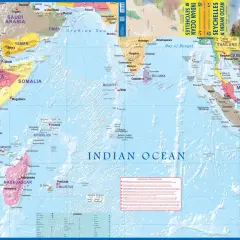Wyspy Seszeli leżą na Oceanie Indyjskim, na wschód od Afryki, na północny zachód od Madagaskaru.